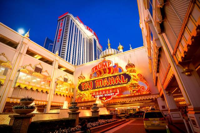 Trump Taj Mahal table image by F11Photo (via Shutterstock).